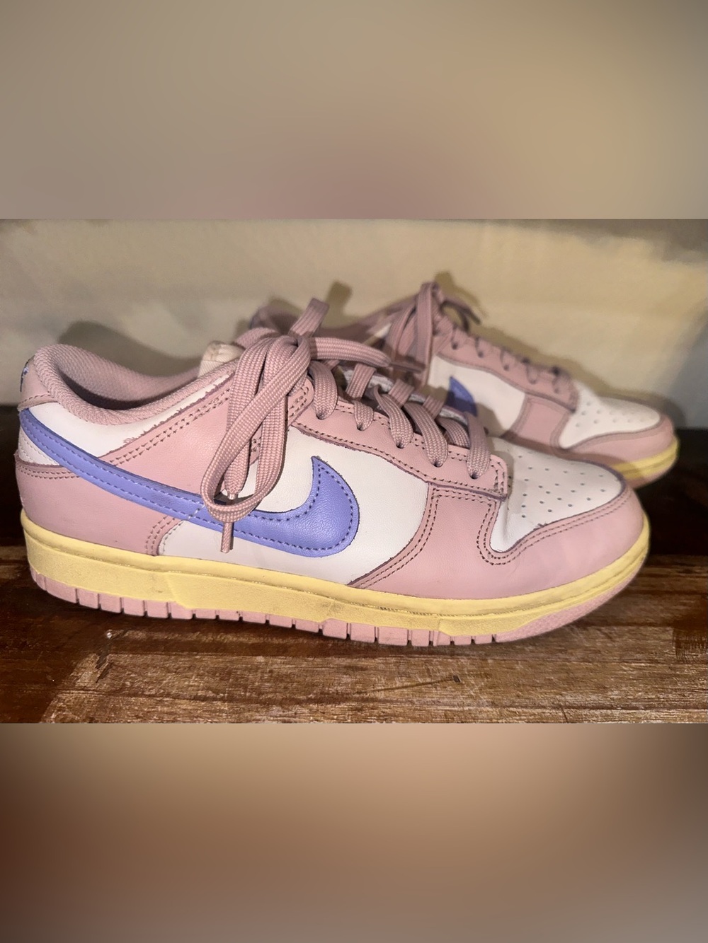 Nike Dunk Low Pink Oxford women’s 7.5 - Picture 3 of 5